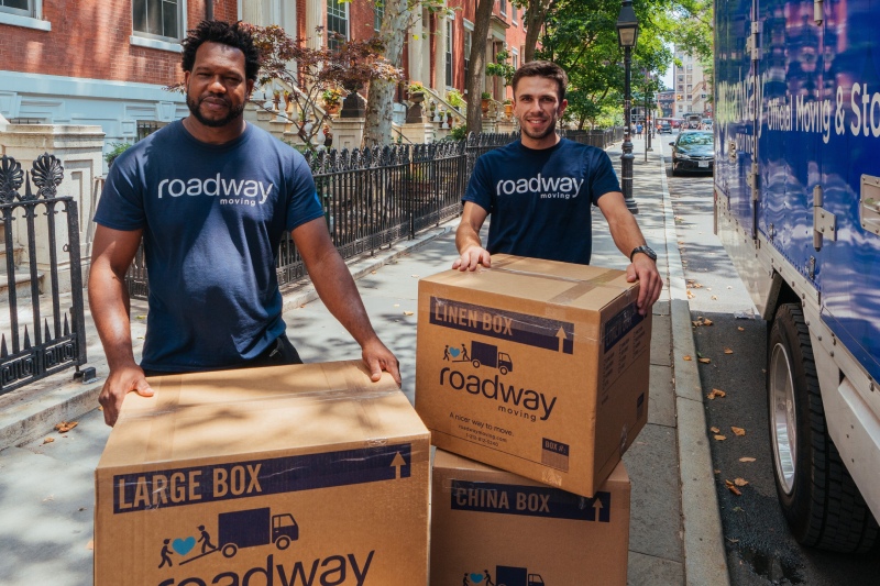 Roadway Moving's movers during a move in NYC